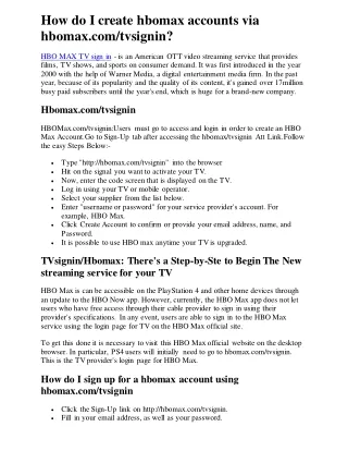hbomax.com/tvsignin code process