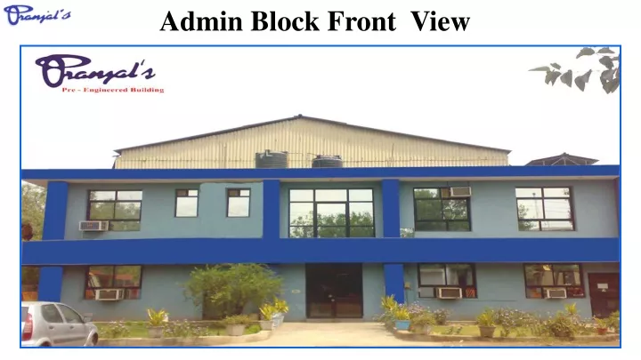 admin block front view