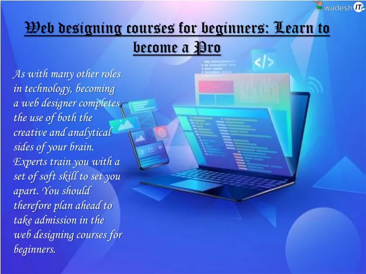 web designing courses for beginners learn