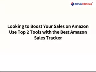looking to boost your sales on amazon