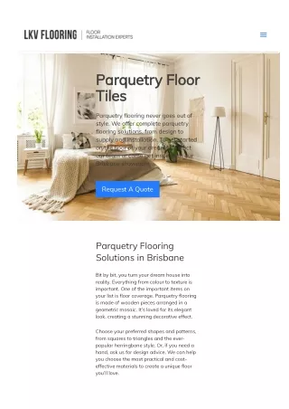 Parquetry Flooring Brisbane