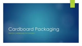 cardboard packaging