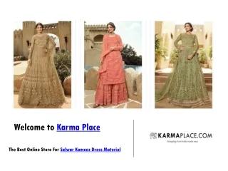 Salwar Kameez Dress Material - KP