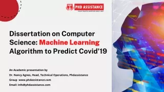 dissertation on computer science machine learning