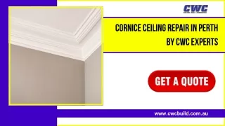 Cornice Ceiling Repair in Perth