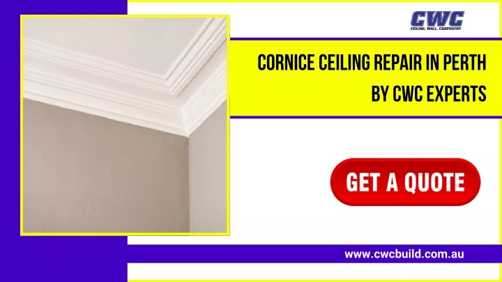 cornice ceiling repair in perth by cwc experts
