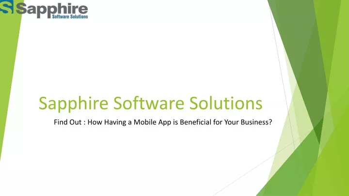 sapphire software solutions