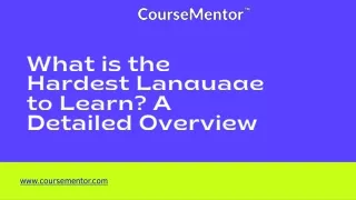 what is the hardest language to learn a detailed
