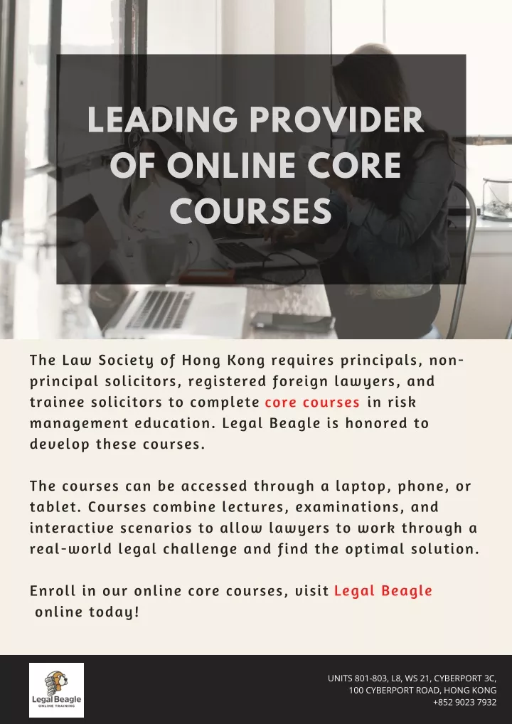 leading provider of online core courses