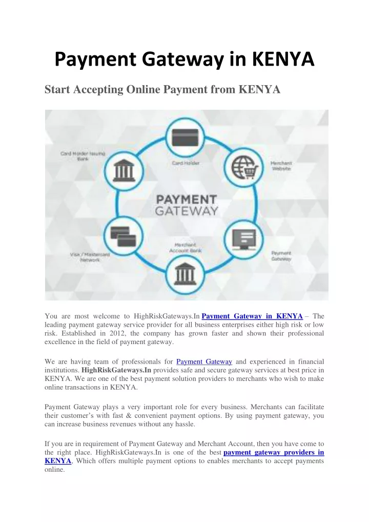 payment gateway in kenya