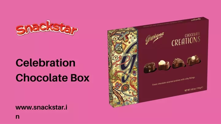 celebration chocolate box