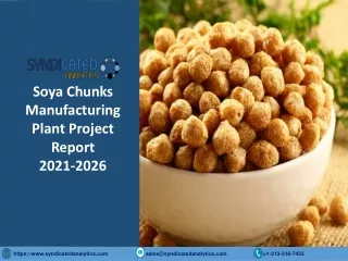 soya chunks manufacturing plant project report