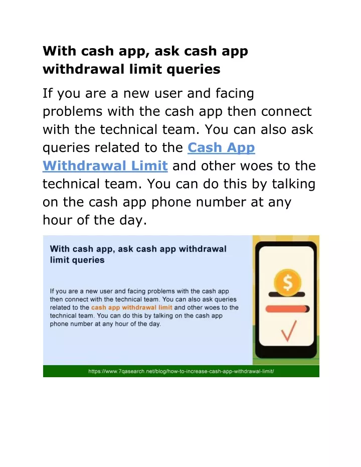 with cash app ask cash app withdrawal limit