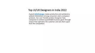 top ui ux designers in india 2022