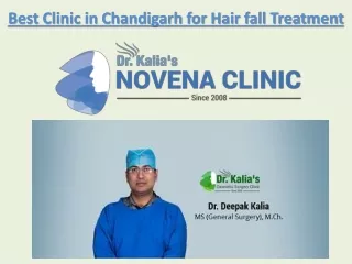 Best Clinic in Chandigarh for Hair fall Treatment