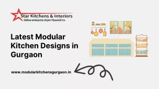 Latest Modular Kitchen Designs in Gurgaon