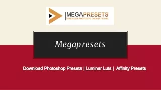 Download Photoshop Presets | Luminar Luts | Luminar Presets