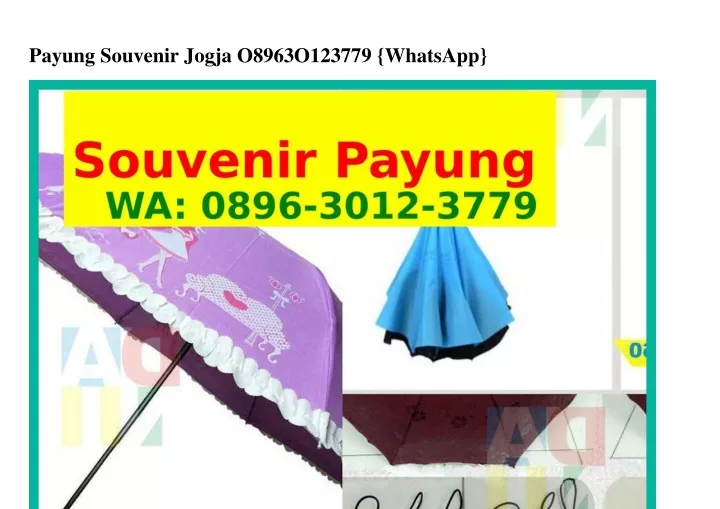 payung souvenir jogja o8963o123779 whatsapp