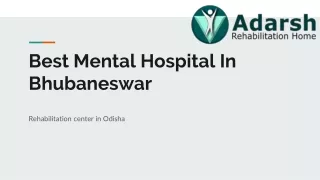 Best Mental Hospital In Bhubaneswar