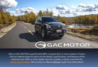 rely on gac motor to get the best mpv compact