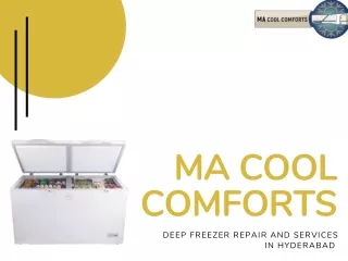 deep freezer repair