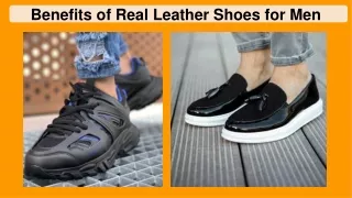 Benefits of Real Leather Shoes for Men | DLRecentFashion
