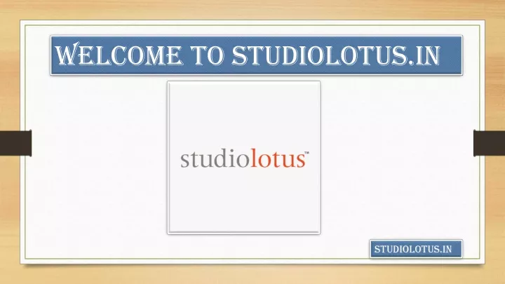 welcome to studiolotus in