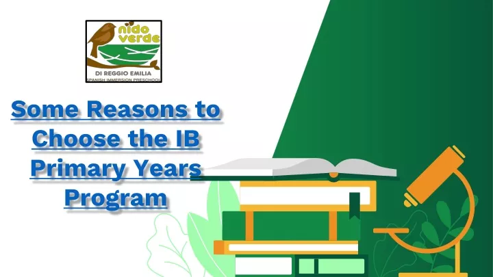 some reasons to choose the ib primary years program