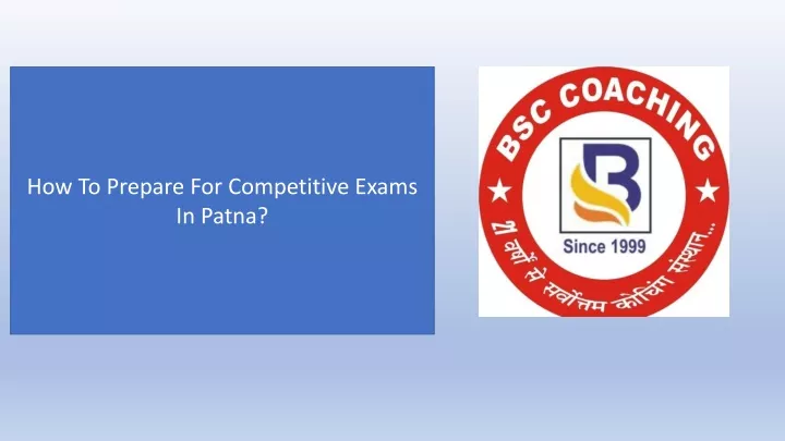 how to prepare for competitive exams in patna