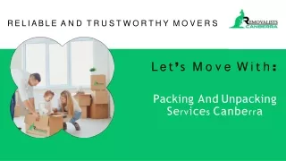 Packing Unpacking Service Canberra
