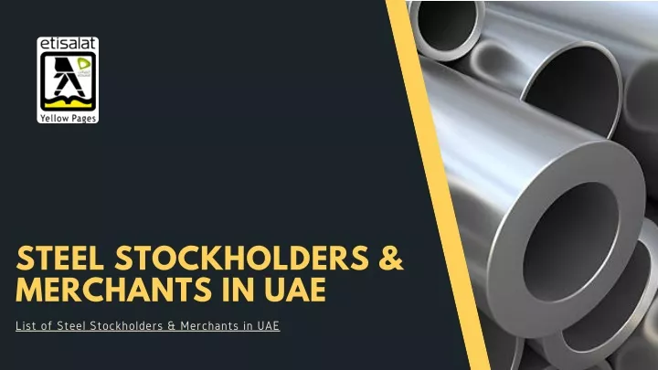 steel stockholders merchants in uae