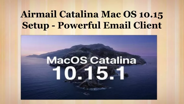 airmail catalina mac os 10 15 setup powerful email client