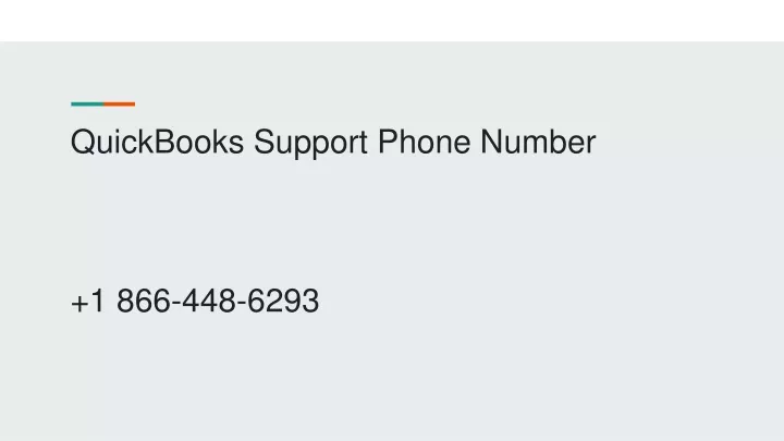 quickbooks support phone number