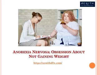 anorexia nervosa obsession about not gaining weight