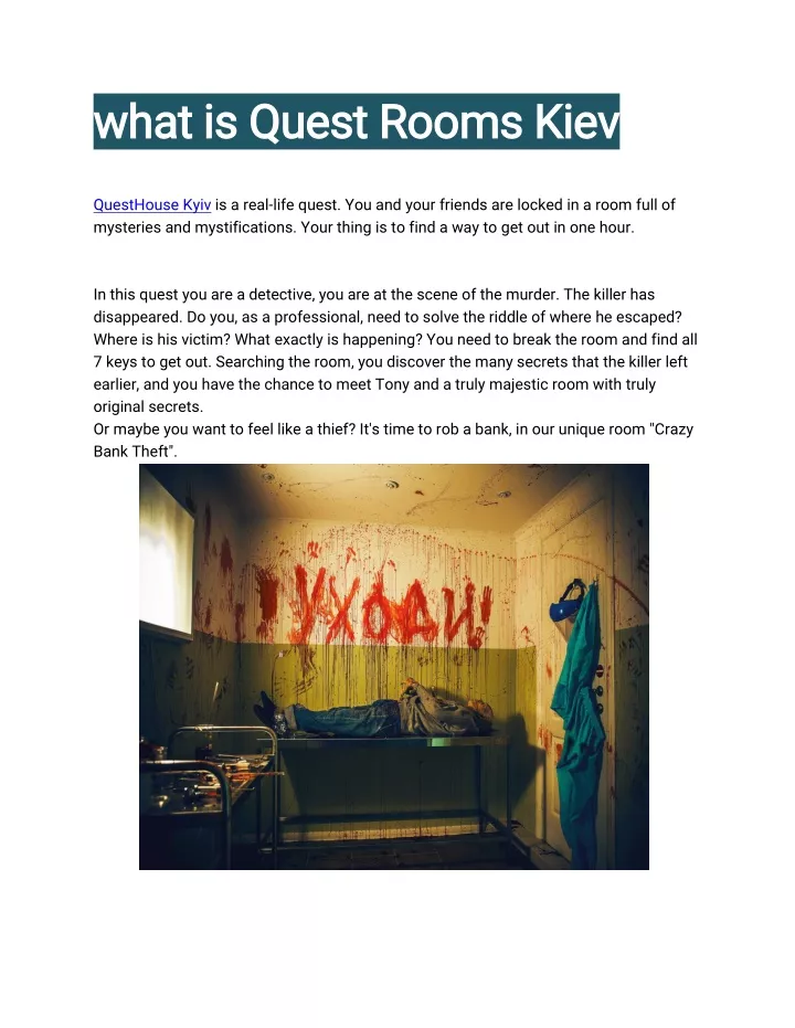 what is quest rooms kiev what is quest rooms kiev
