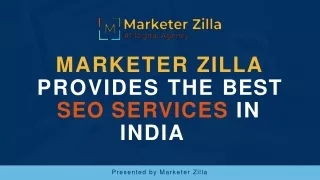 Best SEO Company In India - Marketer Zilla