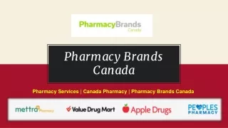 pharmacy brands canada