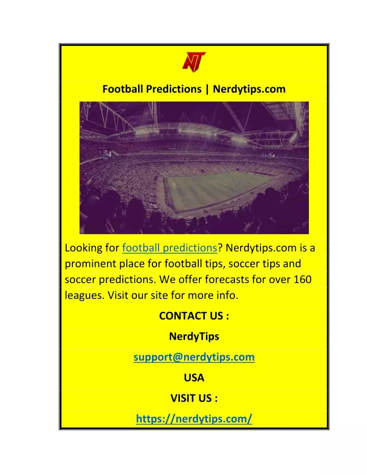 football predictions nerdytips com