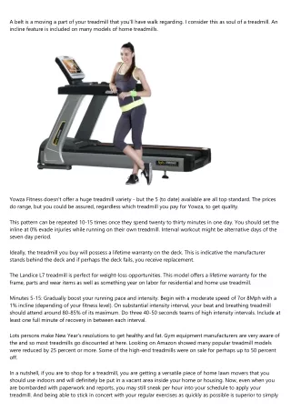 Cadence Treadmill Review