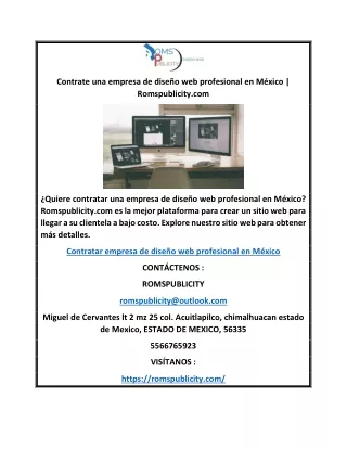 contrate una empresa de dise o web profesional