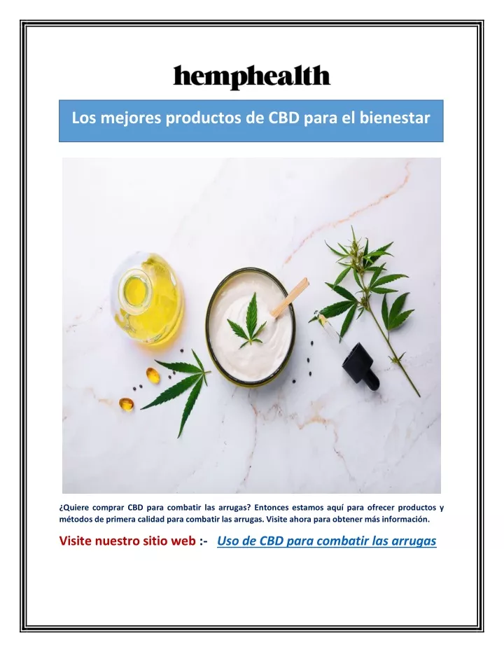 los mejores productos de cbd para el bienestar