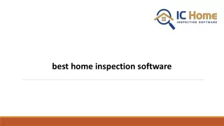 Best home inspection software