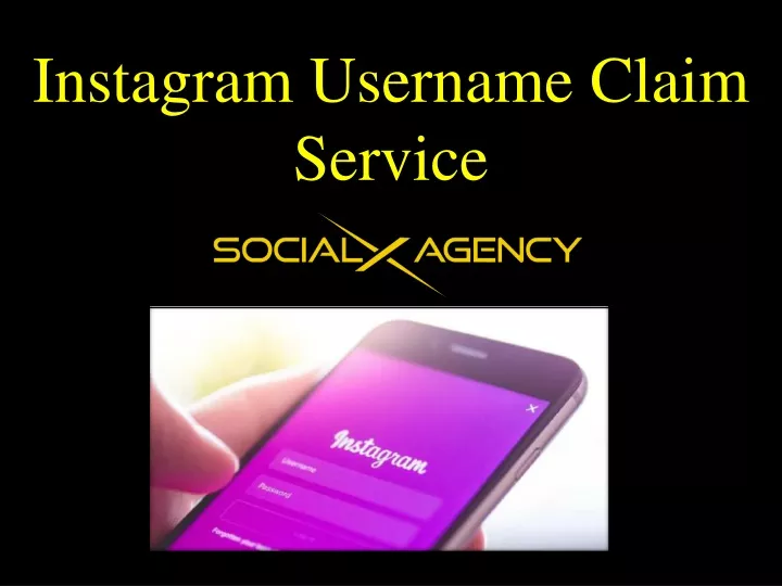 instagram username claim service