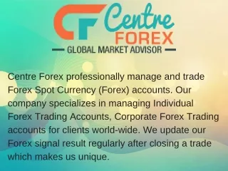 Best Forex account manager