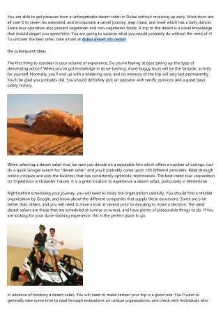 7 Trends You May Have Missed About desert safari packages dubai