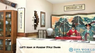 Let's soak in nature: Let's soak in Korean Style Sauna
