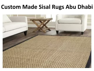 custom made sisal rugs abu dhabi
