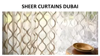 sheer curtains dubai