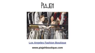 Los Angeles Fashion Boutique