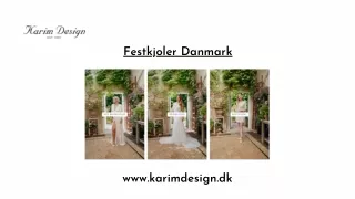 festkjoler danmark
